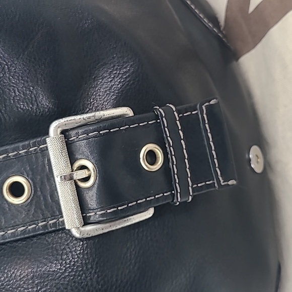 Vintage MICHAEL Michael Kors black leather tote bag - Picture 3 of 13